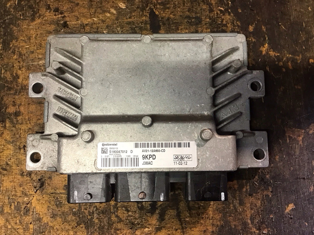 FORD FIESTA MK7 1.25 PETROL ENGINE CONTROL MODULE ECU AV21 12A650 CD 2008 20122