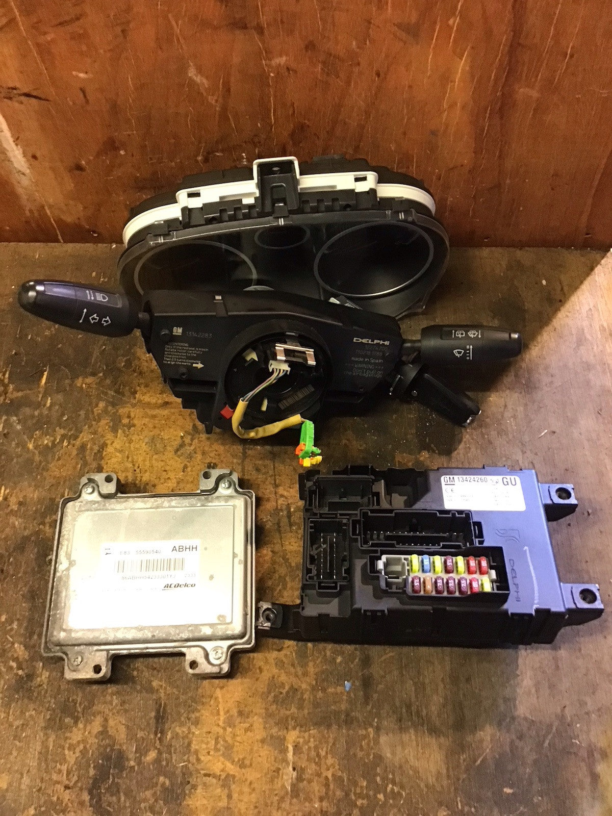 VAUXHALL CORSA D 1.2 PETROL ECU KIT 55590540 ABHH A12XER 2010 20142