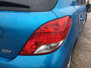 PEUGEOT 207 DRIVER'S SIDE O/S REAR LIGHT 2009 20129