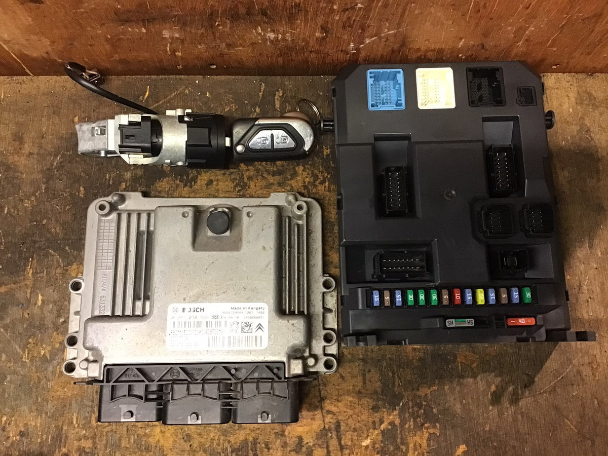CITROEN DS3 1.6 HDI ECU KIT 9807885980 BOSCH 0281030436 9HP 2010 20157