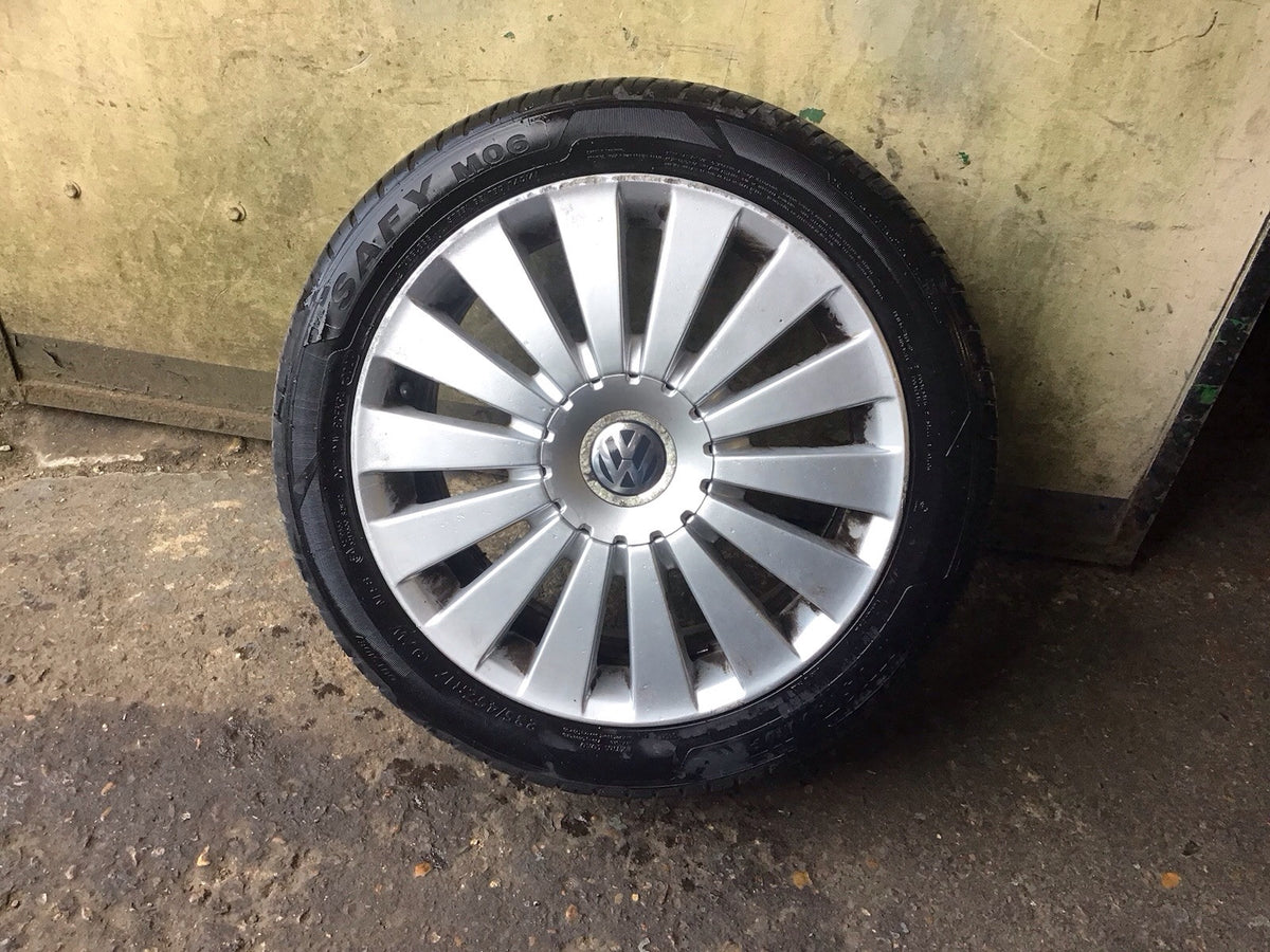 VOLKSWAGEN PASSAT B6 ALLOY WHEEL 17'' 3C0601025G TYRE 235X45X17 2005 20105
