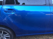 TOYOTA VERSO DRIVER'S SIDE O/S REAR DOOR BLUE STREAK METALLIC 8T7 2013 20185