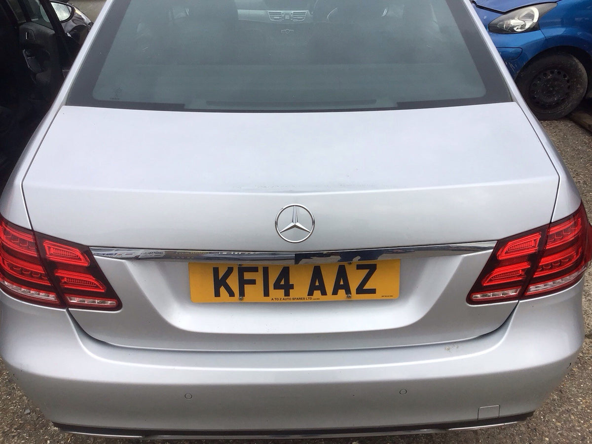 MERCEDES E CLASS W212 BOOT LID TAILGATE SALOON IRIDIUM SILVER  775 2009 20152