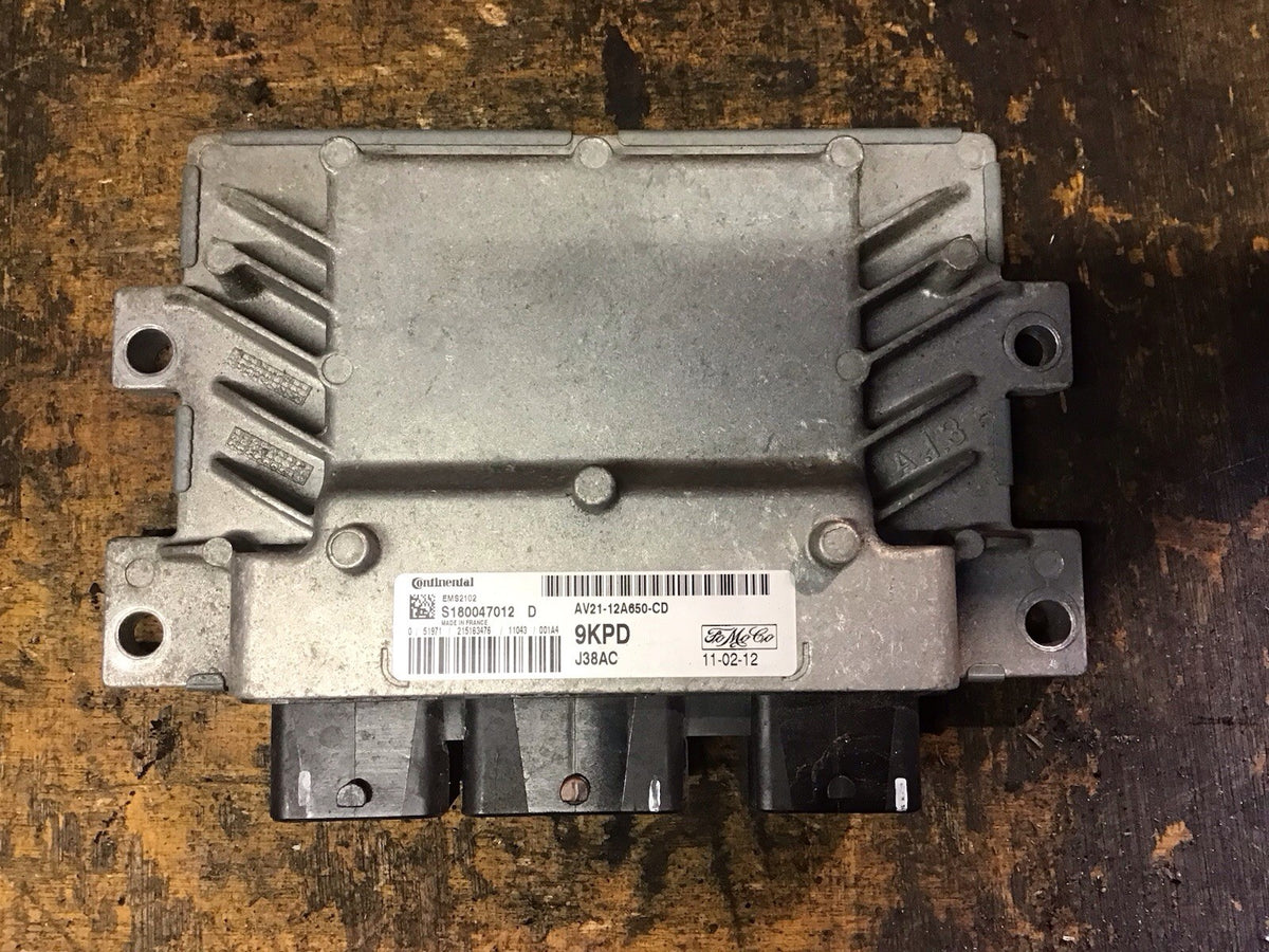 FORD FIESTA MK7 1.25 PETROL ENGINE CONTROL MODULE ECU AV21 12A650 CD 2008 20121