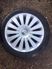 VOLKSWAGEN PASSAT B6 ALLOY WHEEL 17'' 3C0601025G TYRE 235X45X17 2005 20102