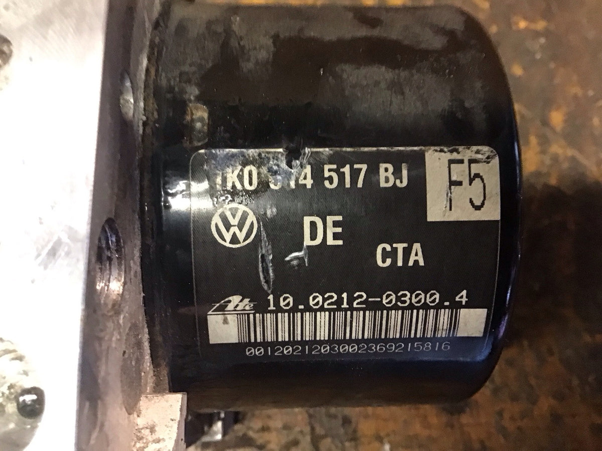 VOLKSWAGEN GOLF MK6 ABS PUMP MODULE 1K0614517BJ 1K0907309AN 2009 201210