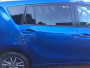 TOYOTA VERSO DRIVER'S SIDE O/S REAR DOOR BLUE STREAK METALLIC 8T7 2013 20182