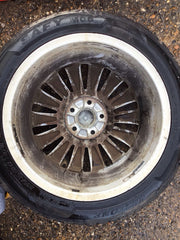VOLKSWAGEN PASSAT B6 ALLOY WHEEL 17'' 3C0601025G TYRE 235X45X17 2005 20108