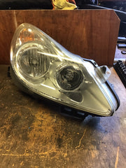 VAUXHALL CORSA D DRIVER'S SIDE HEADLIGHT SILVER INSERT 13186384 2006 20100