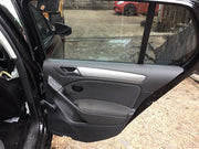VOLKSWAGEN GOLF MK6 DRIVER'S SIDE O/S REAR DOOR DEEP BLACK LC9X 2008 20129