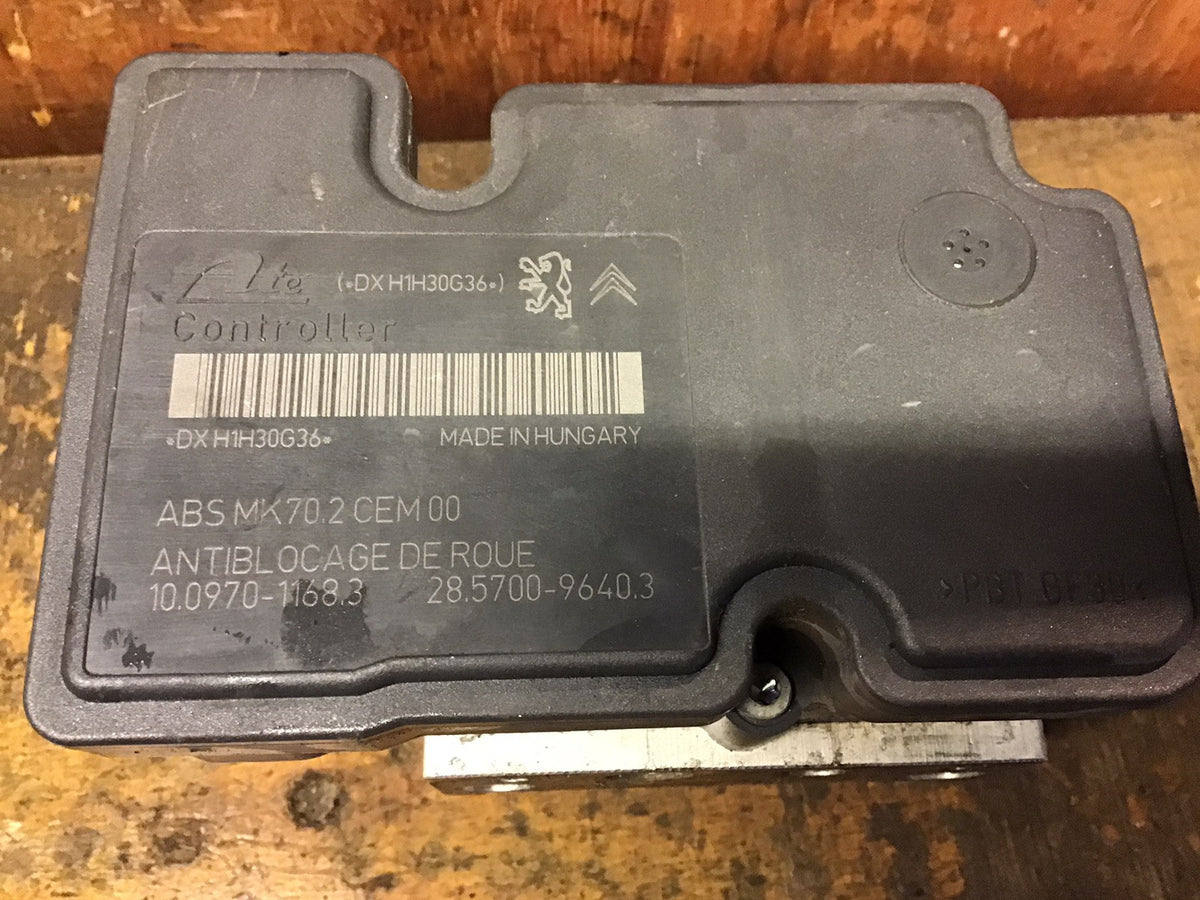 PEUGEOT 207 ABS PUMP MODULE 9675099880 ATE 10.0207 0157.4 2006 20128