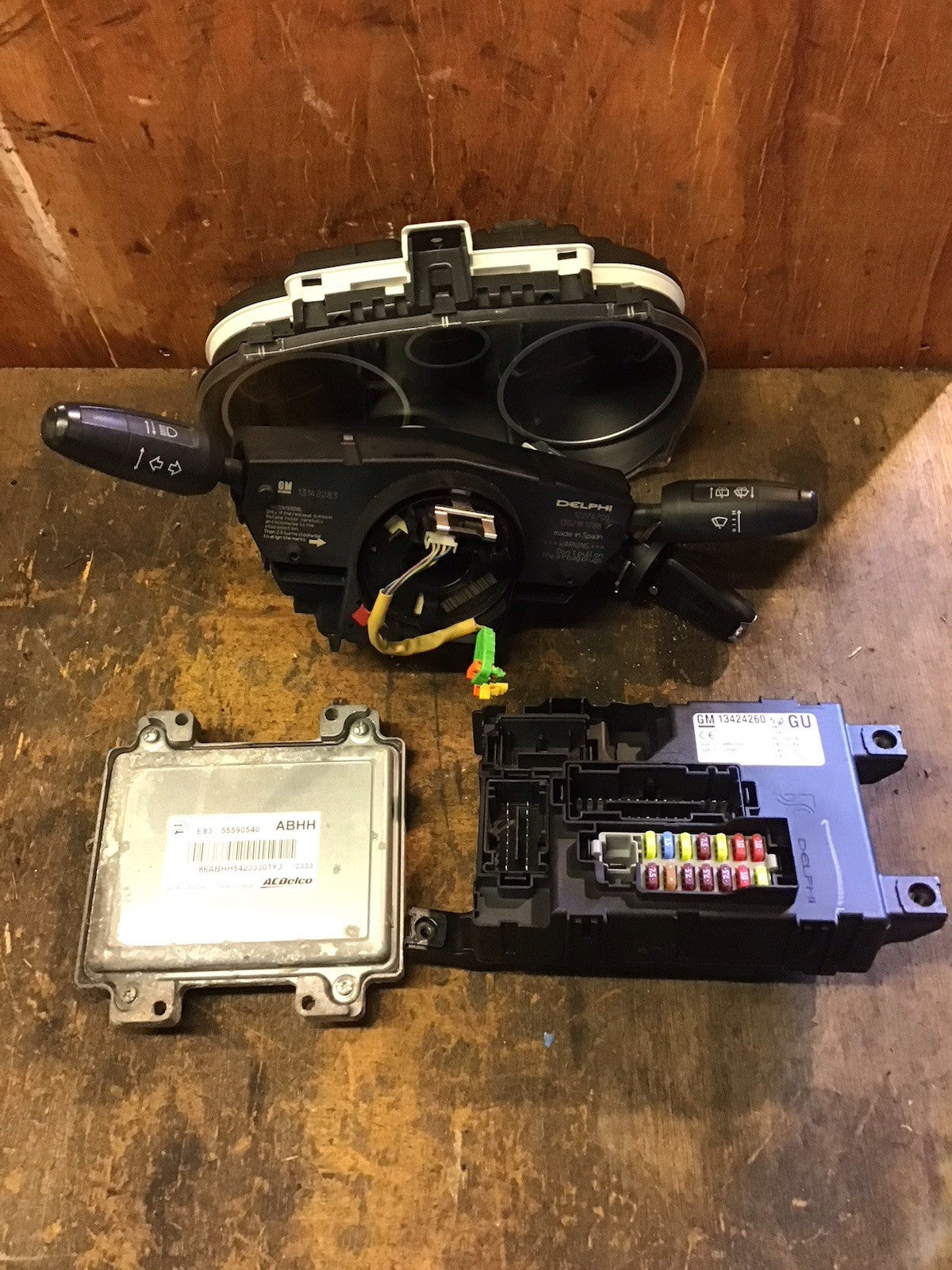 VAUXHALL CORSA D 1.2 PETROL ECU KIT 55590540 ABHH A12XER 2010 20140
