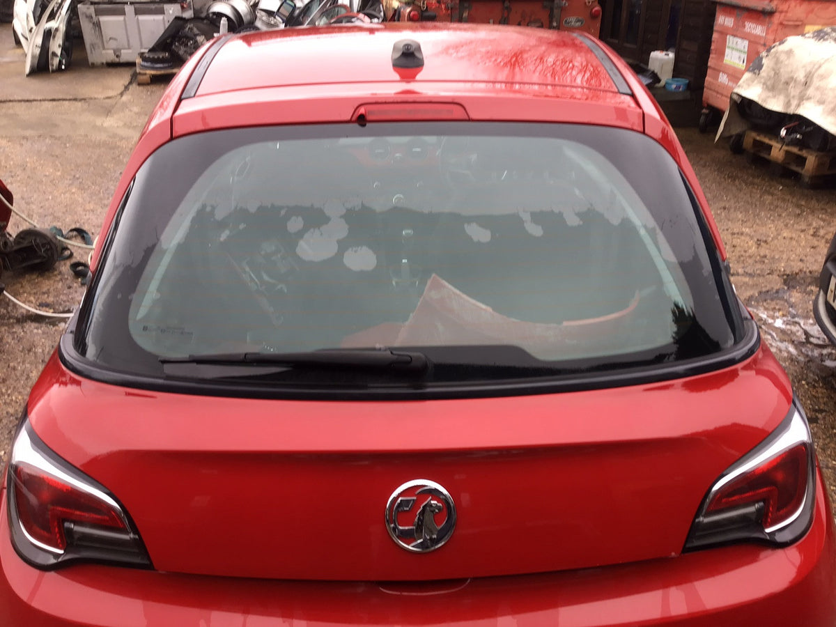 VAUXHALL ADAM TAILGATE RED PAINT CODE Z50M 2013 20190