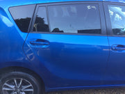 TOYOTA VERSO DRIVER'S SIDE O/S REAR DOOR BLUE STREAK METALLIC 8T7 2013 20181